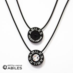 ABILES  プラス クリスタル ネックレス Type2 黒 BLACK EYE搭載モデル