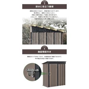 【可動棚付き/なし】物置 屋外 大型 倉庫 大...の詳細画像5