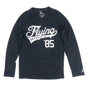 ジョーダン Tシャツ 長袖 JORDAN Tシャツ ブラック 黒 Jordan Flying High Since 85 Thermal L/S T-Shirt【OCSL】｜mlbshop