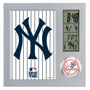 MLB ヤンキース 掛け時計 ウィンクラフト/WinCraft Team Desk Clock｜mlbshop