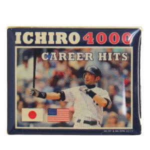 MLB ヤンキース イチロー キャリア 4000本安打 記念 ピンバッジ アミンコ/Aminco レアアイテム｜mlbshop