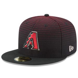 ダイヤモンドバックス キャップ ニューエラ NEW ERA  MLB オーセンティック オンフィールド 59FIFTY ゲーム 平つば キャップ 特集｜mlbshop