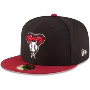 ダイヤモンドバックス キャップ ニューエラ NEW ERA  MLB オーセンティック オンフィールド 59FIFTY オルタネート2 平つば キャップ 特集｜mlbshop