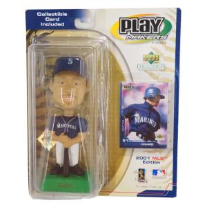 MLB マリナーズ イチロー 2001 プレーメーカーズ ボブルヘッド アッパーデック/Upper Deck レアアイテム｜mlbshop