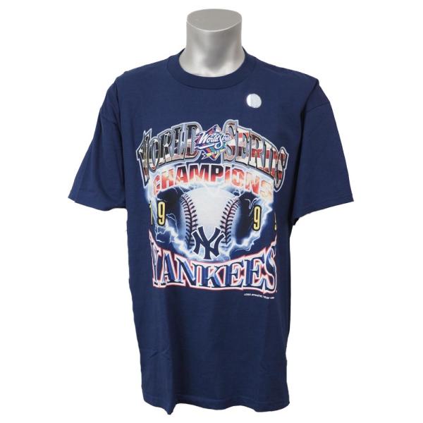 MLB ヤンキース 1999 ワールドシリーズ チャンピオンズ Tシャツ Logo Athletic...