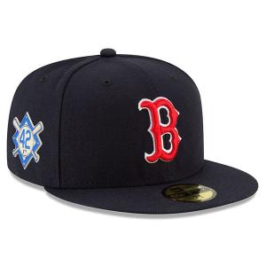 レッドソックス キャップ ニューエラ NEW ERA  MLB 2018 ジャッキー・ロビンソン・デイ 59FIFTY フィット ネイビー｜mlbshop