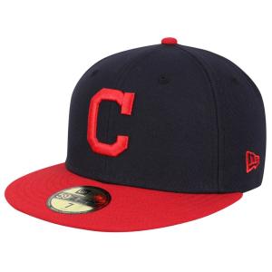 NEW ERA（ニューエラ） インディアンス キャップ MLB オールブラック