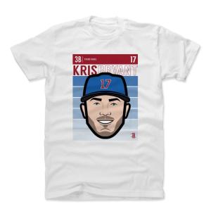 MLB Tシャツ カブス クリス・ブライアント Player Art Cotton T-Shirt 500Level ホワイト 1112LV【OCSL】｜mlbshop