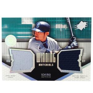 MLB イチロー シアトル・マリナーズ トレーディングカード/スポーツカード 2004 #VM-IS Wジャージ グレー ネイビー Upper Deck｜mlbshop