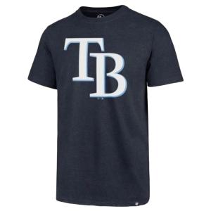 MLB タンパベイ・レイズ Tシャツ Imprint Club T-Shirt 47 Brand ネイビー【OCSL】｜mlbshop