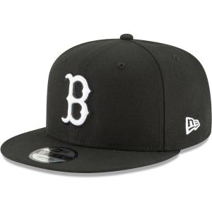 MLB ボストン・レッドソックス キャップ/帽子 ベーシック 9FIFTY スナップバック ニューエラ/New Era ブラック 平つば キャップ 特集｜mlbshop