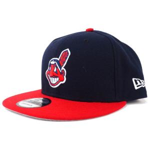 MLB クリーブランド・インディアンス キャップ/帽子 Dom ベーシック 9FIFTY スナップバック ニューエラ/New Era ゲーム｜mlbshop