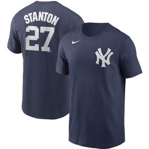 MLB ジャンカルロ・スタントン ニューヨーク・ヤンキース Tシャツ ネーム＆ナンバー ナイキ/Nike ネイビー【OCSL】｜mlbshop