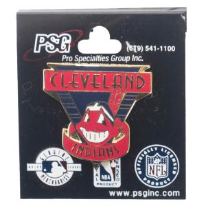 MLB クリーブランド・インディアンス Chief Wahoo Tri Pin PSG｜mlbshop