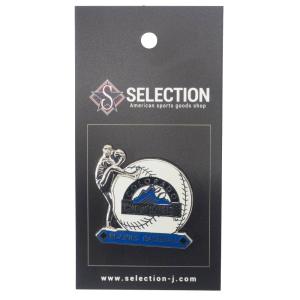 MLB コロラド・ロッキーズ Team Logo Pitcher Pin PSG｜mlbshop