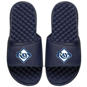 MLB タンパベイ・レイズ サンダル/シューズ Alternate Logo Slide Sandals ISlide ネイビー｜mlbshop