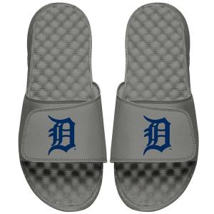 MLB デトロイト・タイガース サンダル/シューズ Primary Logo Slide Sandals ISlide グレー｜mlbshop