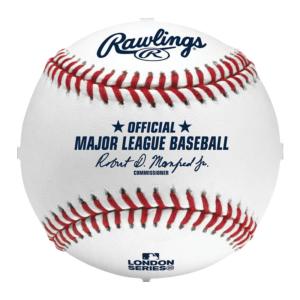 MLB メジャーリーグ グッズ ボール 公式球 硬式球 ローリングス Rawlings ケース付き 2019 ロンドンゲーム｜mlbshop