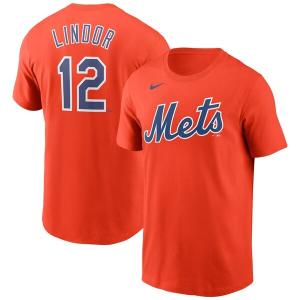 フランシスコ・リンドール フランシスコ・リンドーア Tシャツ tシャツ メンズ 半袖 メッツ ナイキ Nike オレンジ MLB 21ns 21nrs｜mlbshop