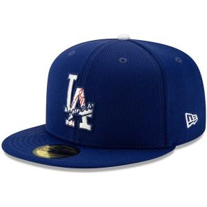 ドジャース キャップ ニューエラ New Era 59FIFTY Fitted Hat MLB 2021スプリングトレーニング ロイヤル 21nrs｜mlbshop