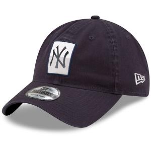 ヤンキース MLB キャップ ニューエラ New Era ネイビー Split Logo 9TWENTY Adjustable Hat｜mlbshop