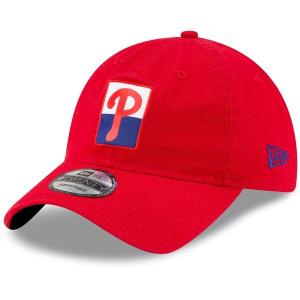 フィリーズ MLB キャップ ニューエラ New Era レッド Split Logo 9TWENTY Adjustable Hat｜mlbshop