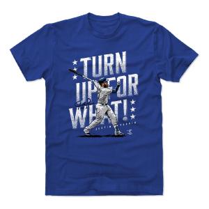 ジャスティン・ターナー Tシャツ MLB ドジャース Turn Up W T-Shirt 500Level ロイヤルブルー｜mlbshop