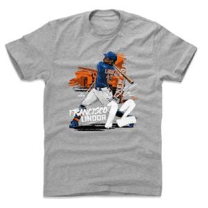 フランシスコ・リンドール Tシャツ リンドーア MLB メッツ State T-Shirt 500Level ヘザーグレー｜mlbshop