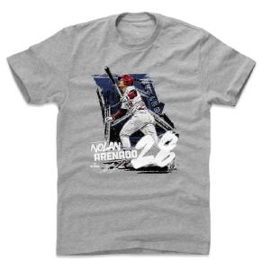 ノーラン・アレナド Tシャツ MLB カージナルス State T-Shirt 500Level ヘザーグレー｜mlbshop