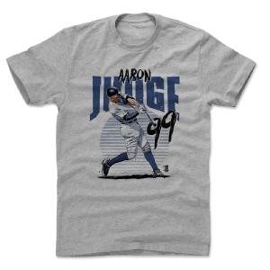 アーロン・ジャッジ Tシャツ MLB ヤンキース Power B T-Shirt 500Level ヘザーグレー｜mlbshop