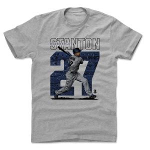 ジャンカルロ・スタントン Tシャツ MLB ヤンキース Stadium B T-Shirt 500Level ヘザーグレー｜mlbshop
