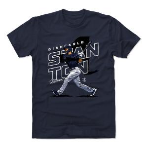 ジャンカルロ・スタントン Tシャツ MLB ヤンキース Player Map K T-Shirt 500Level True Navy｜mlbshop