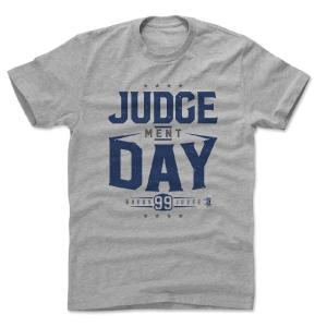 アーロン・ジャッジ Tシャツ MLB ヤンキース Day B T-Shirt 500Level ヘザーグレー｜mlbshop