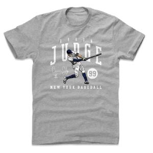 アーロン・ジャッジ Tシャツ MLB ヤンキース Game T-Shirt 500Level ヘザーグレー｜mlbshop