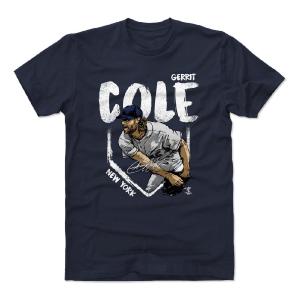 ゲリット・コール Tシャツ MLB ヤンキース Base T-Shirt 500Level True Navy｜mlbshop