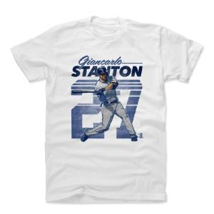 ジャンカルロ・スタントン Tシャツ MLB ヤンキース Retro B T-Shirt 500Level ホワイト｜mlbshop