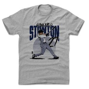 ジャンカルロ・スタントン Tシャツ MLB ヤンキース Rise B T-Shirt 500Level ヘザーグレー｜mlbshop