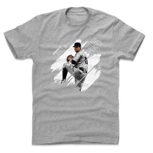 ゲリット・コール Tシャツ MLB ヤンキース Stripes T-Shirt 500Level ヘザーグレー｜mlbshop