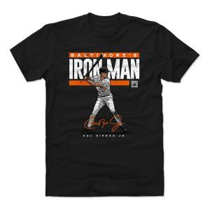 オリオールズ Tシャツ カル・リプケン MLB Iron Man T-Shirt 500Level ブラック｜mlbshop