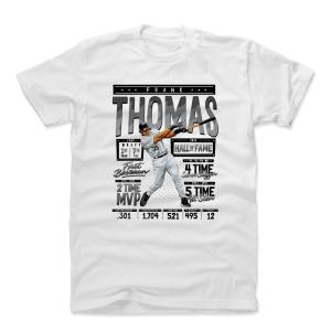 ホワイトソックス Tシャツ フランク・トーマス MLB Stats K T-Shirt 500Level ホワイト｜mlbshop