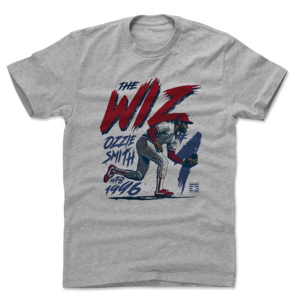 オジー・スミス Tシャツ MLB カージナルス Wiz R T-Shirt 500Level ヘザー...