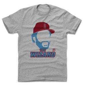 オジー・スミス Tシャツ MLB カージナルス Silhouette R T-Shirt 500Level ヘザーグレー｜mlbshop