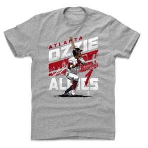 MLB ブレーブス Tシャツ オジー・アルビーズ City Name T-Shirt 500Level ヘザーグレー｜mlbshop