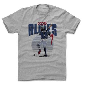 MLB ブレーブス Tシャツ オジー・アルビーズ Rise B T-Shirt 500Level ヘザーグレー｜mlbshop
