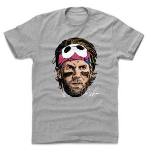 MLB フィリーズ Tシャツ ブライス・ハーパー Headband T-Shirt 500Level ヘザーグレー｜mlbshop
