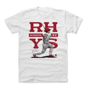 MLB フィリーズ Tシャツ リース・ホスキンス Split R T-Shirt 500Level ホワイト｜mlbshop