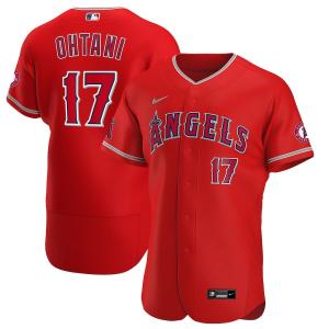 MLB 大谷翔平 エンゼルス ユニフォーム オーセンティック Alternate Authentic Player ジャージ ナイキ Nike レッド 23wbsf｜mlbshop