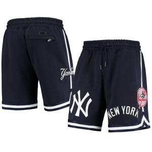 MLB ヤンキース ショートパンツ/ショーツ Team Shorts Pro Standard ネイビー｜mlbshop