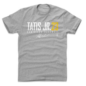 MLB フェルナンド タティス Jr パドレス Tシャツ San Diego Elite T-Shirts 500 Level ヘザーグレー｜mlbshop