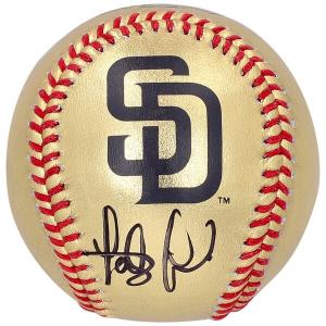 MLB Fernando Tatis Jr. #23 パドレス 直筆サイン Autographed レザーベースボール ゴールド Fanatics Authentic｜mlbshop